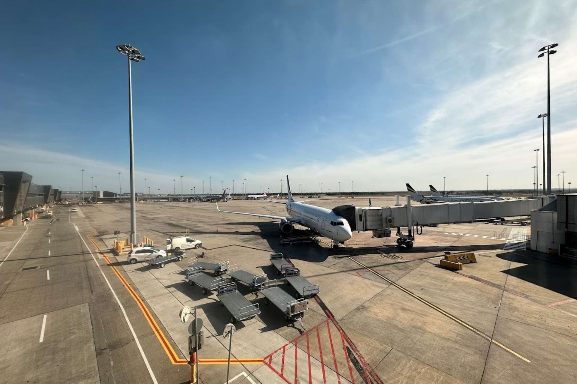 Sân đỗ tàu bay tại sân bay Melbourne
