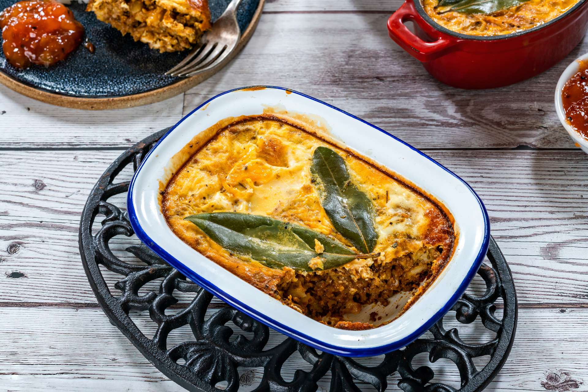 Món Bobotie truyền thống ở Nam Phin