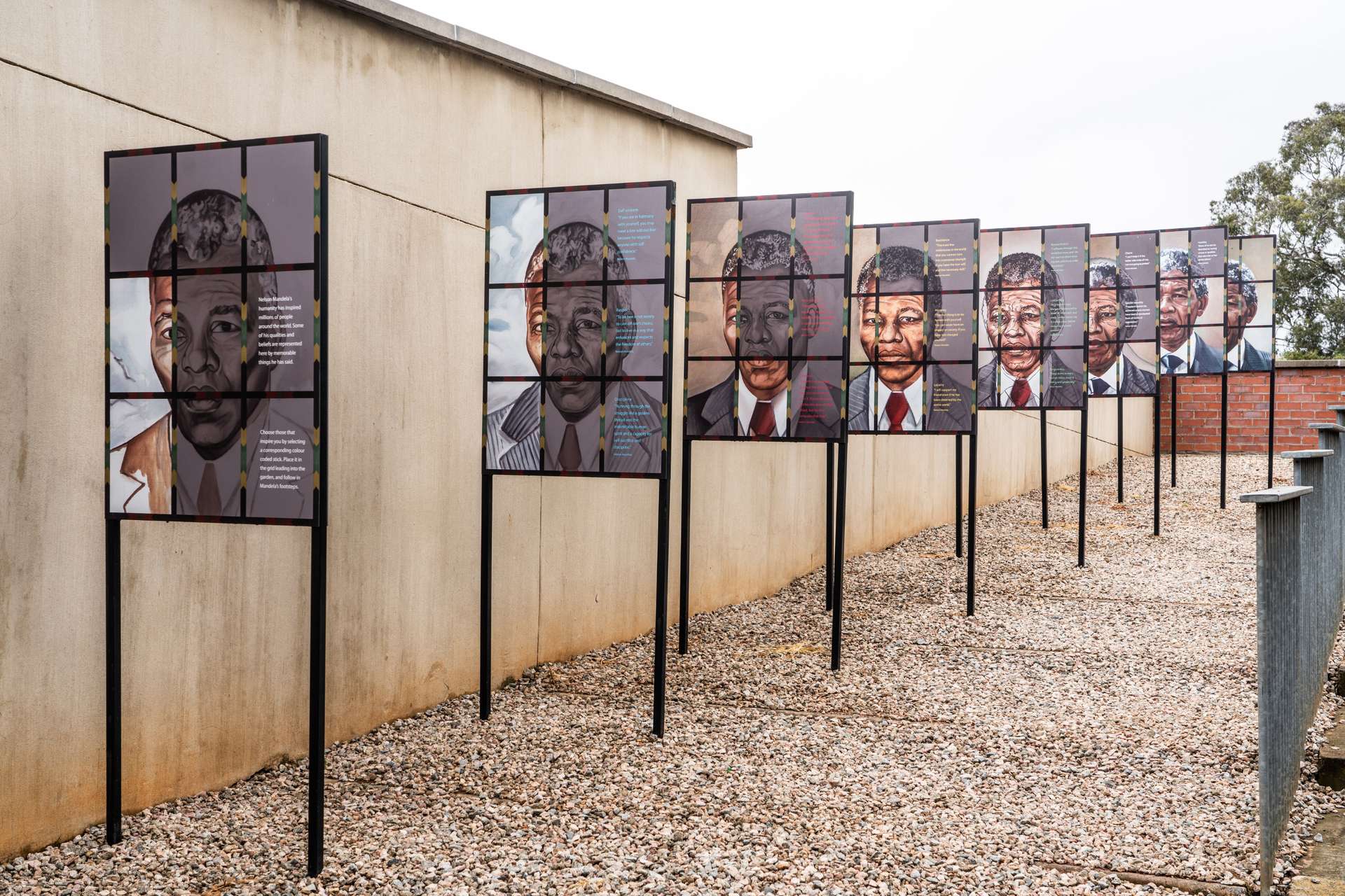 Một góc bảo tàng Apartheid