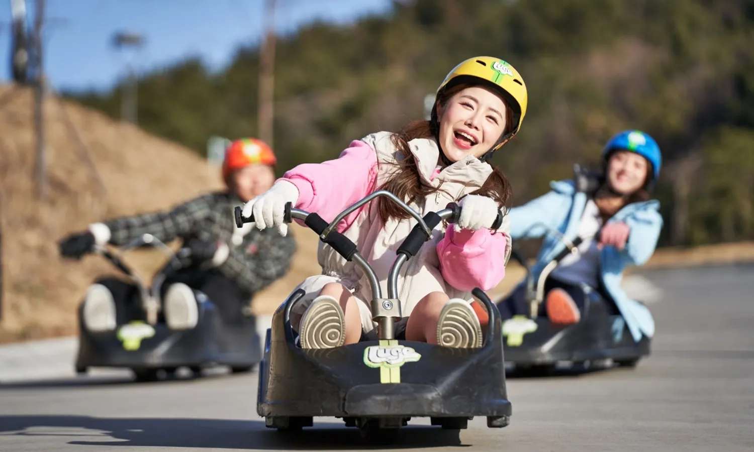 Trò chơi Skyline Luge tại Busan