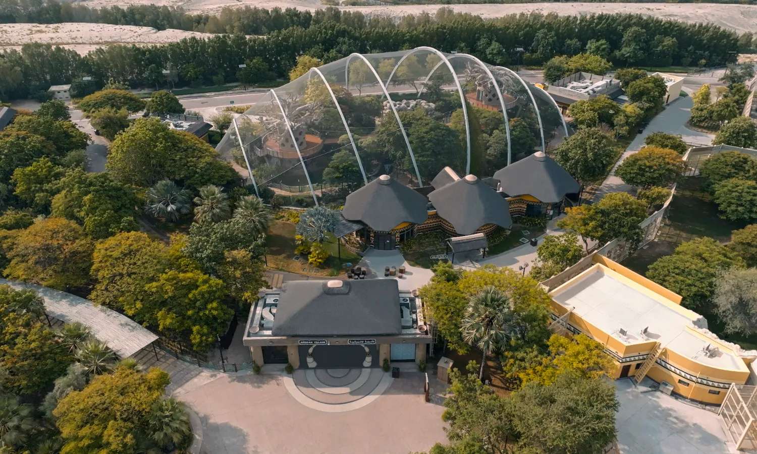 African Village tại công viên Dubai Safari