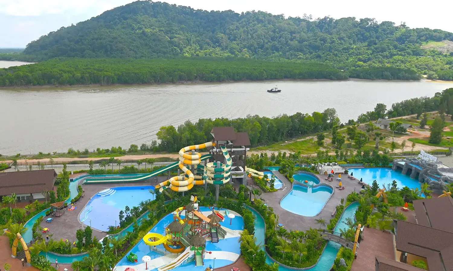 vé công viên nước Amverton Riverine Splash