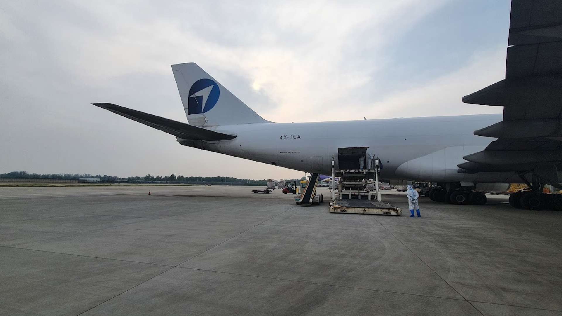 Không gian sân đỗ tàu bay sân bay Tân Trịnh Trịnh Châu