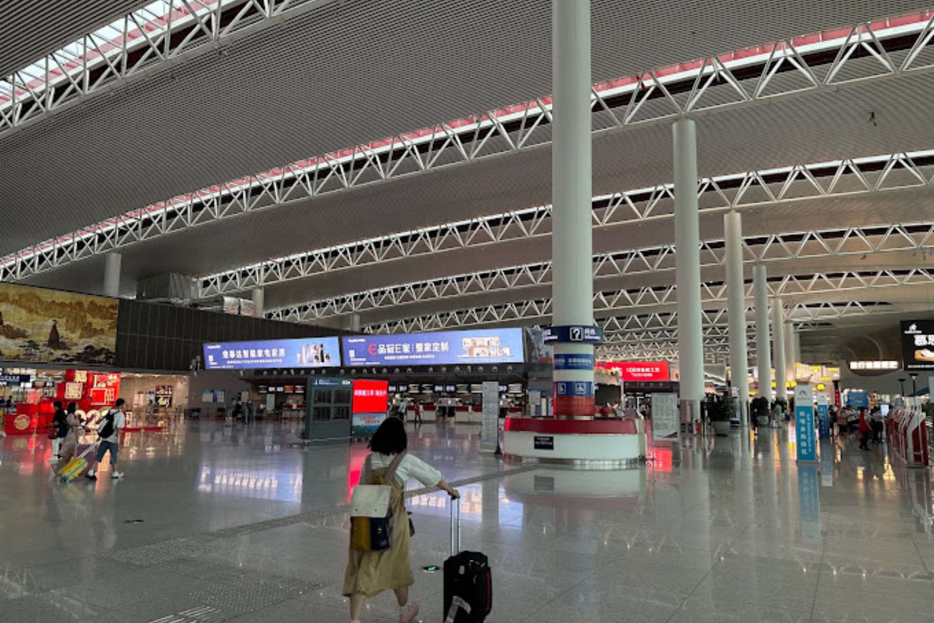 Sảnh đến sân bay Tân Kiều Hợp Phì