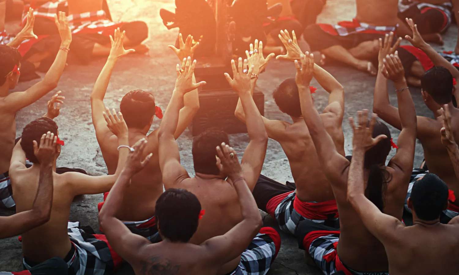 múa lửa Kecak Dance ở Batubulan