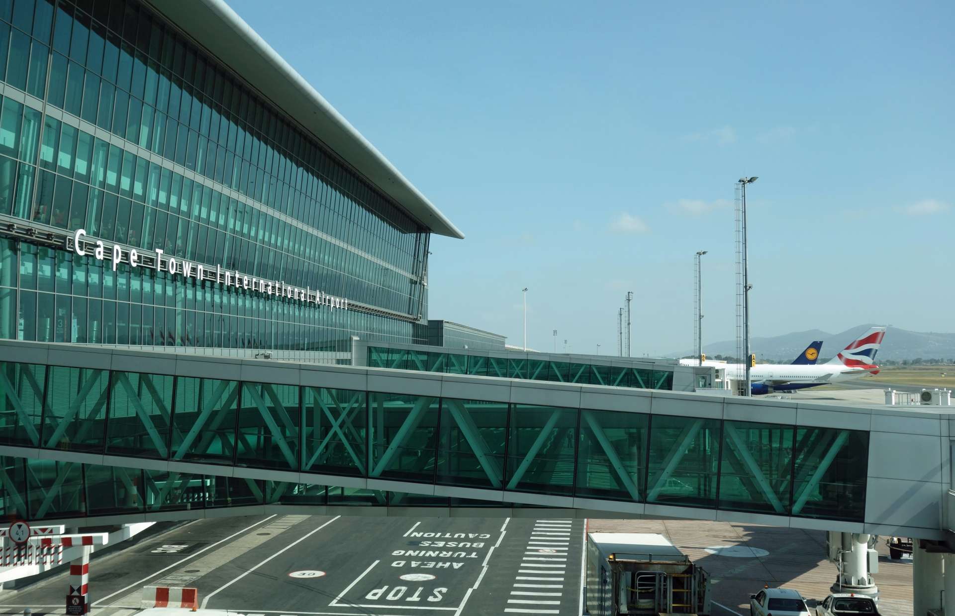 Thiết kế bên ngoài của sân bay quốc tế Cape Town