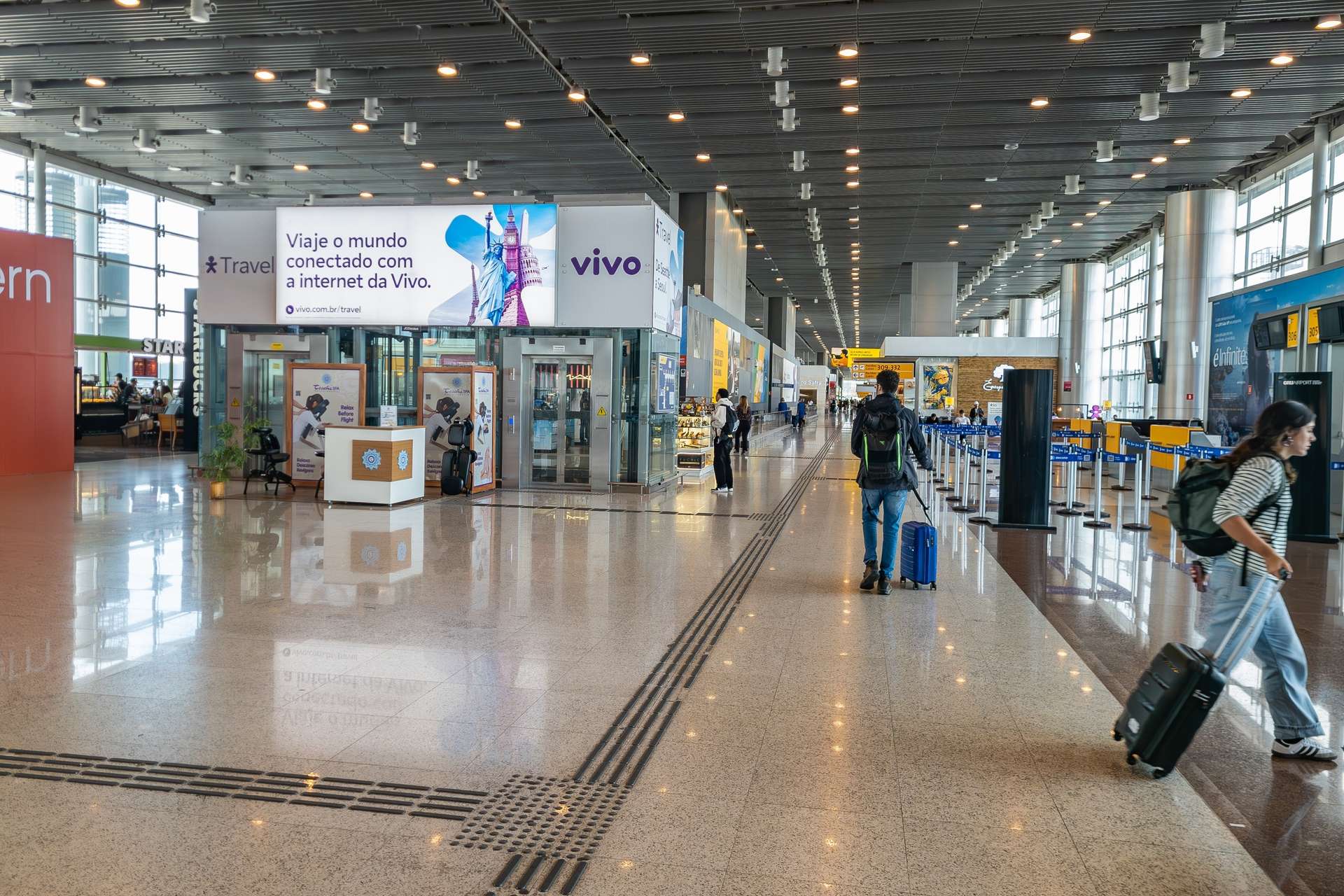 Nhà ga 2, khu vực quốc tế tại sân bay Sao Paulo