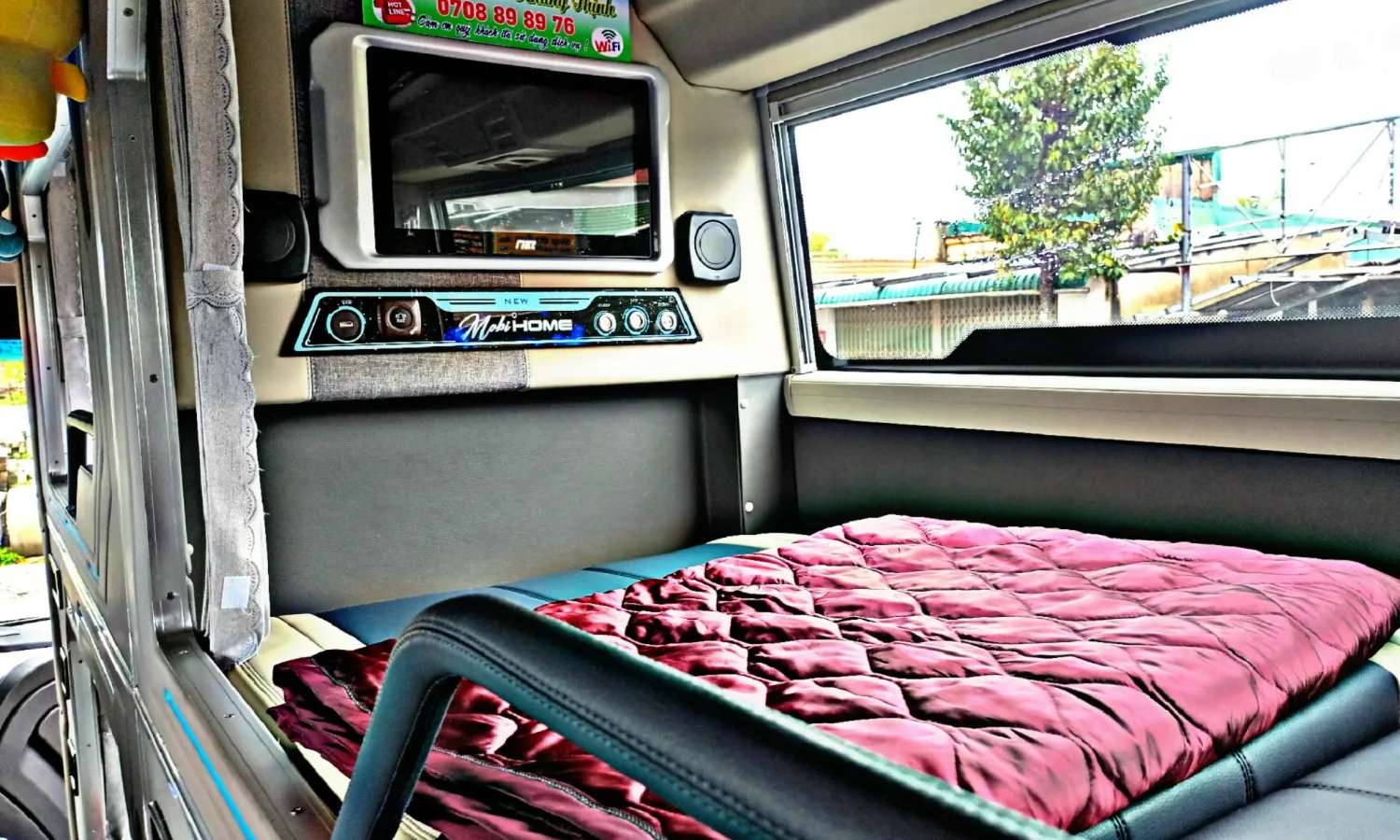 cabin được thiết kế rộng rãi