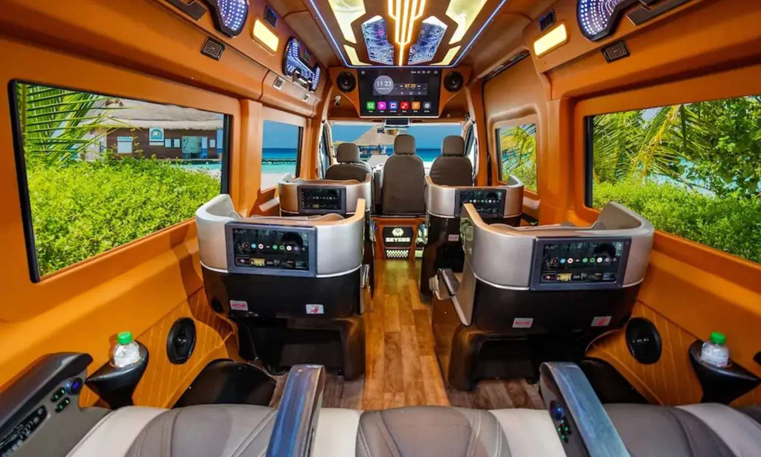 Xe limousine được thiết kế sang trọng