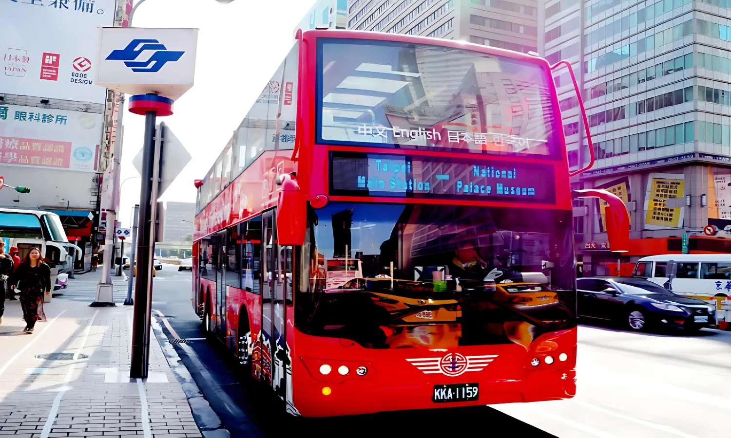 xe buýt 2 tầng ngắm cảnh Đài Bắc
