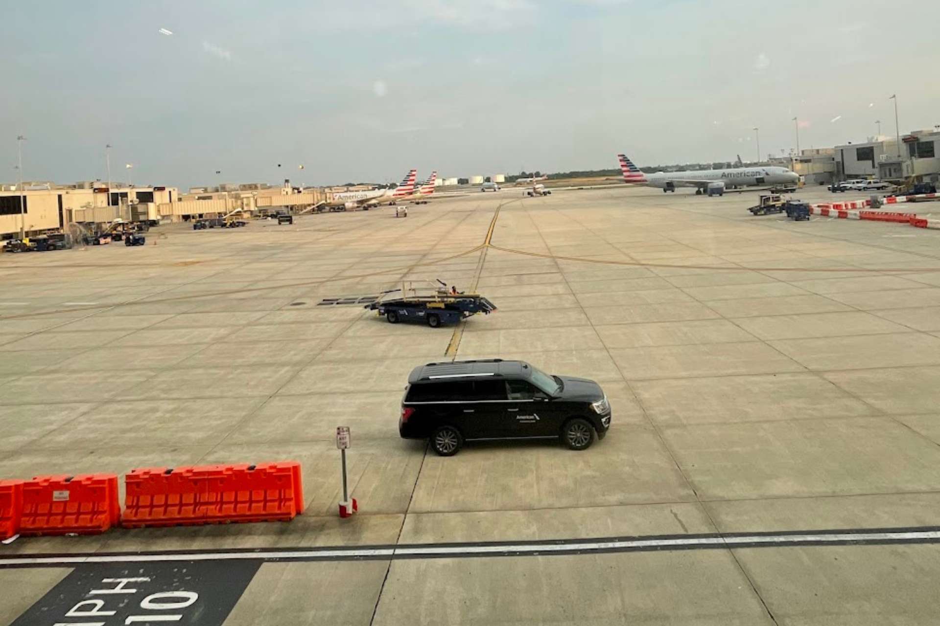 Không gian sân đỗ tàu bay Sân bay quốc tế Philadelphia