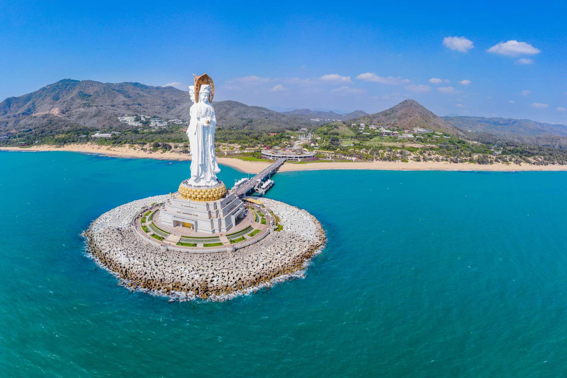 Chùa Nam Sơn từ trên cao