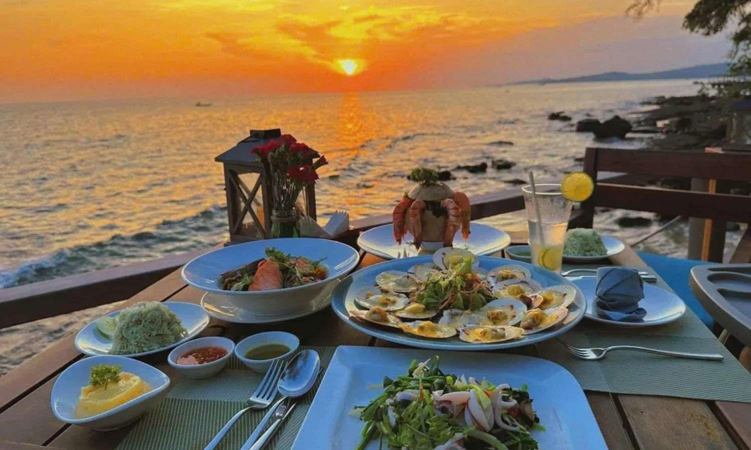 hải sản tươi ngon tại Cửa Dương