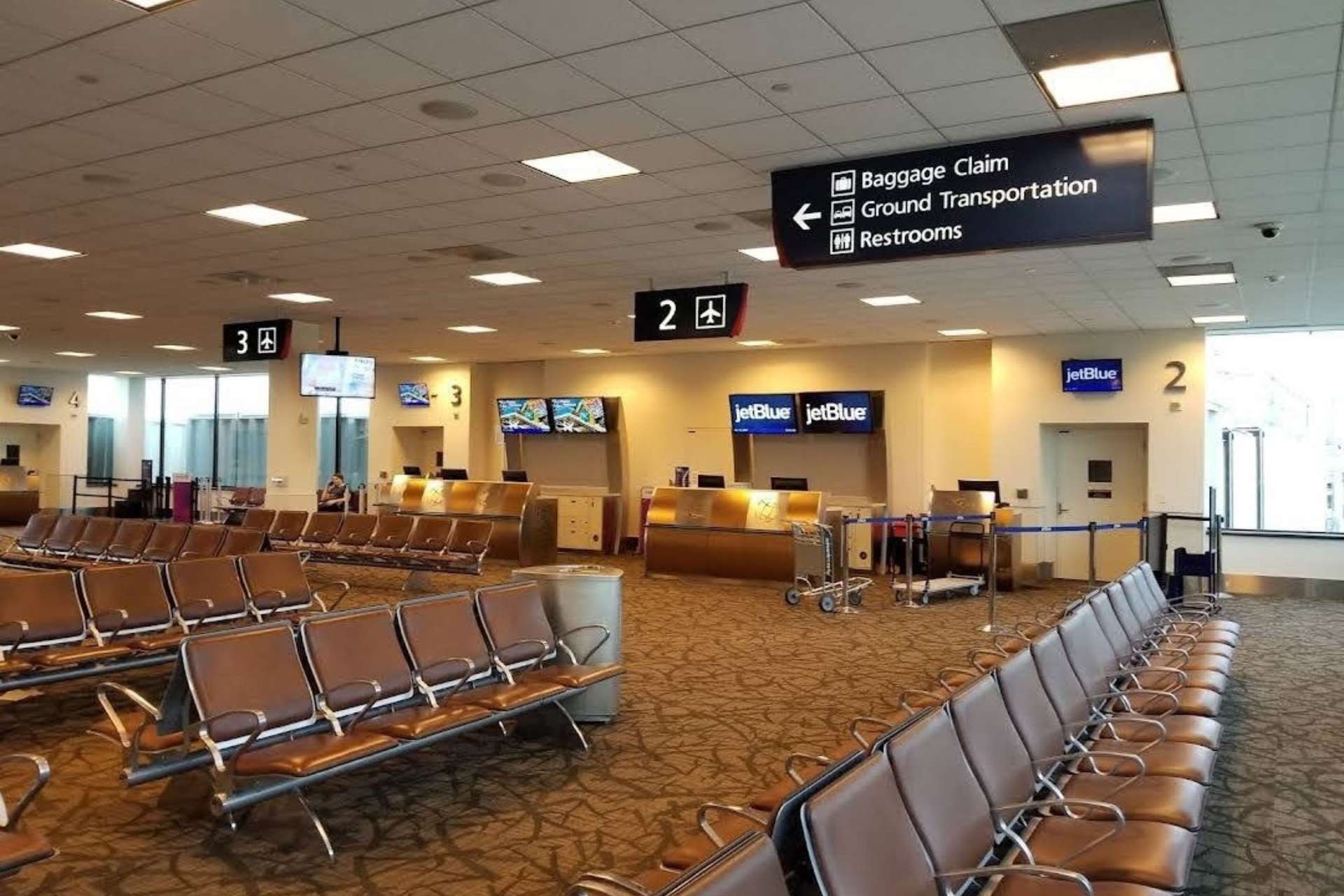 Khu vực chờ tại Sân bay quốc tế San Jose