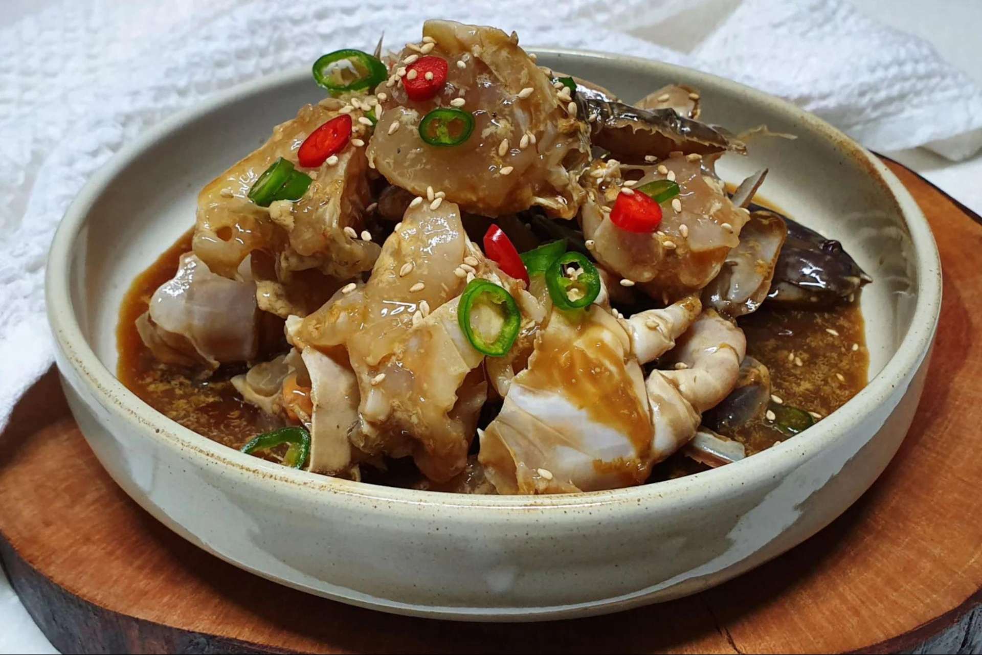 Cua ngâm tương tại Seoul