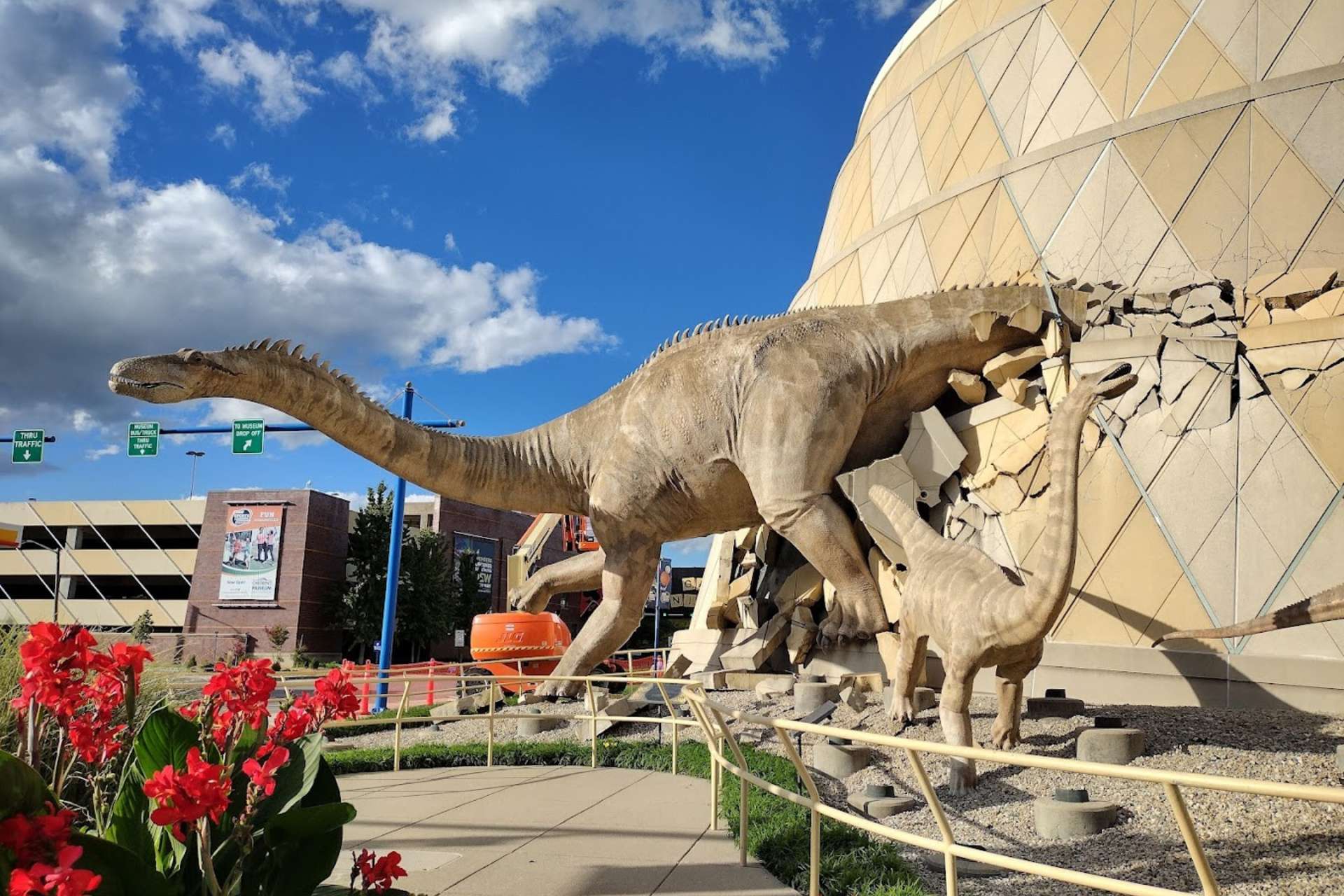 Bên ngoài bảo tàng trẻ em Indianapolis