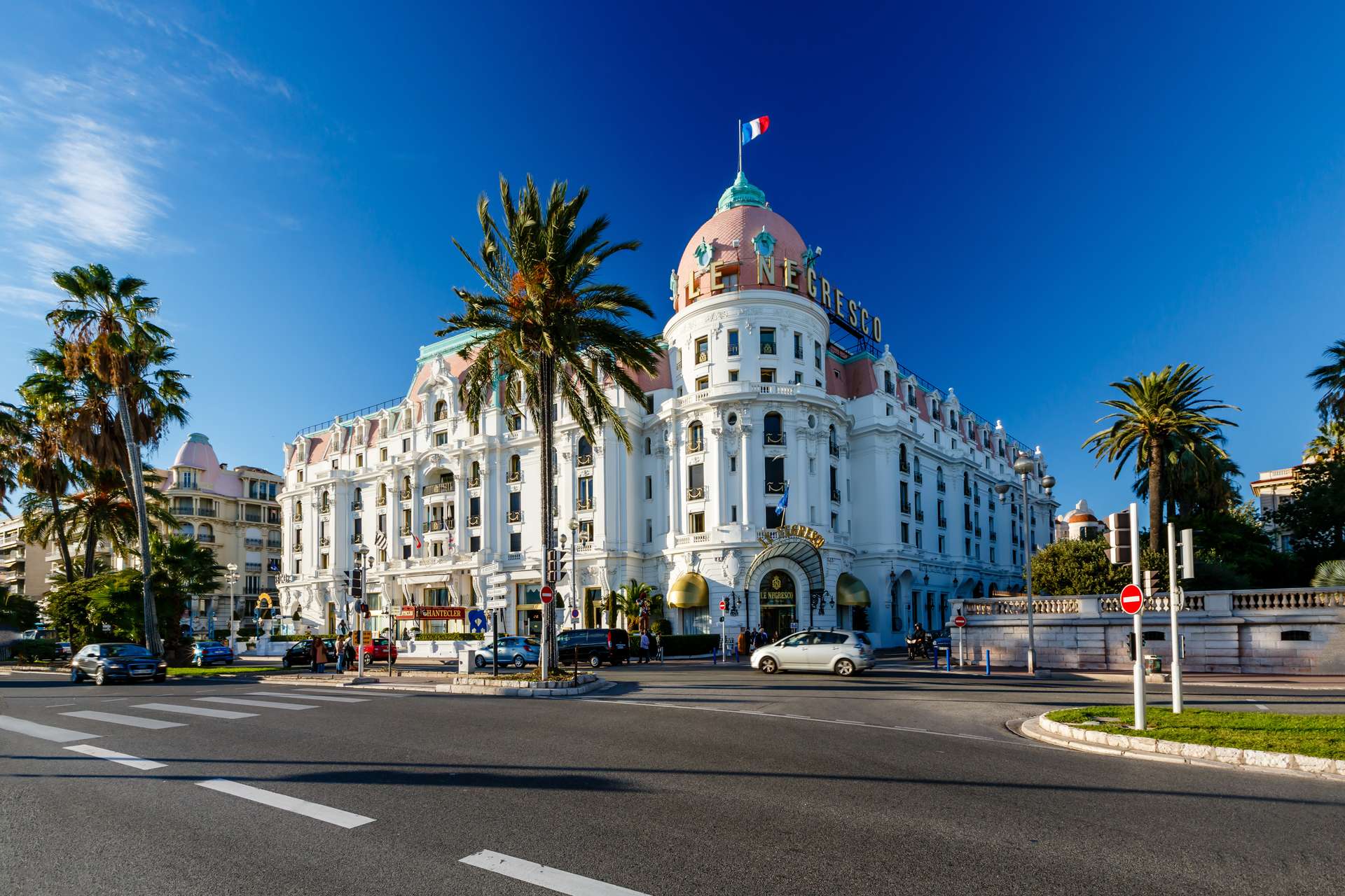 Một góc đại lộ Promenade des Anglais