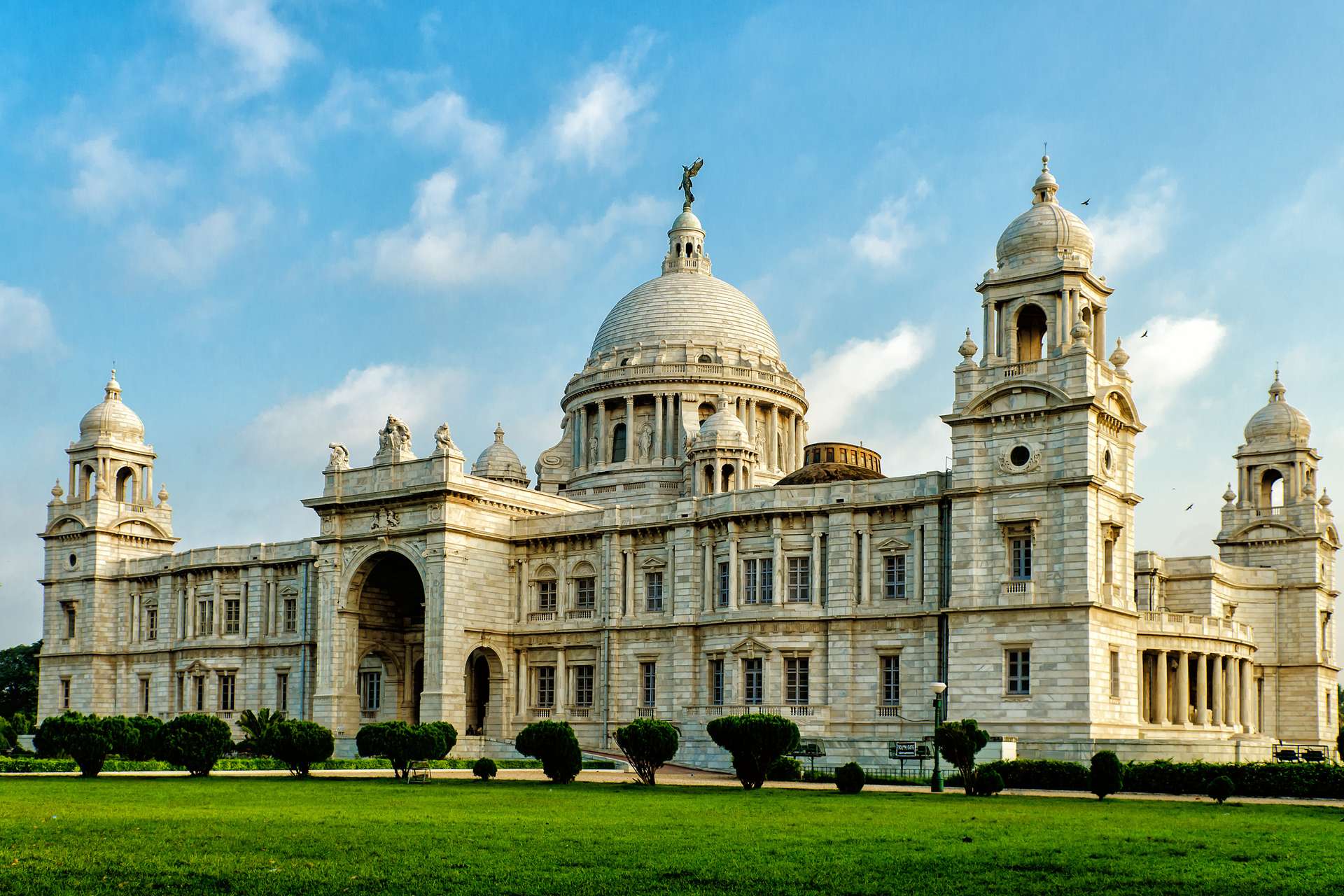 Công trình kiến trúc Victoria Memorial tráng lệ