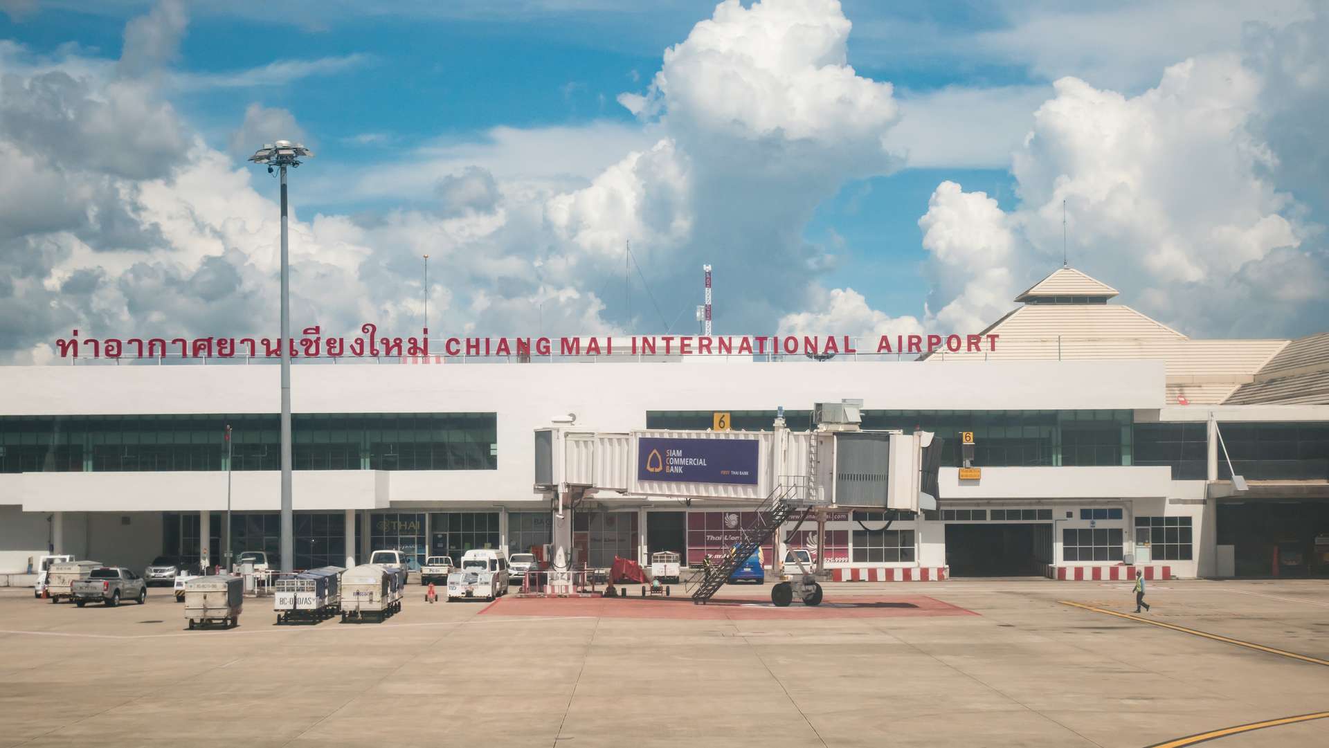 Khu vực nhà ga hành khách sân bay Chiang Mai