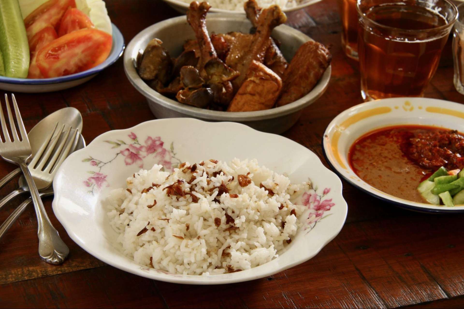 Món cơm Nasi Uduk
