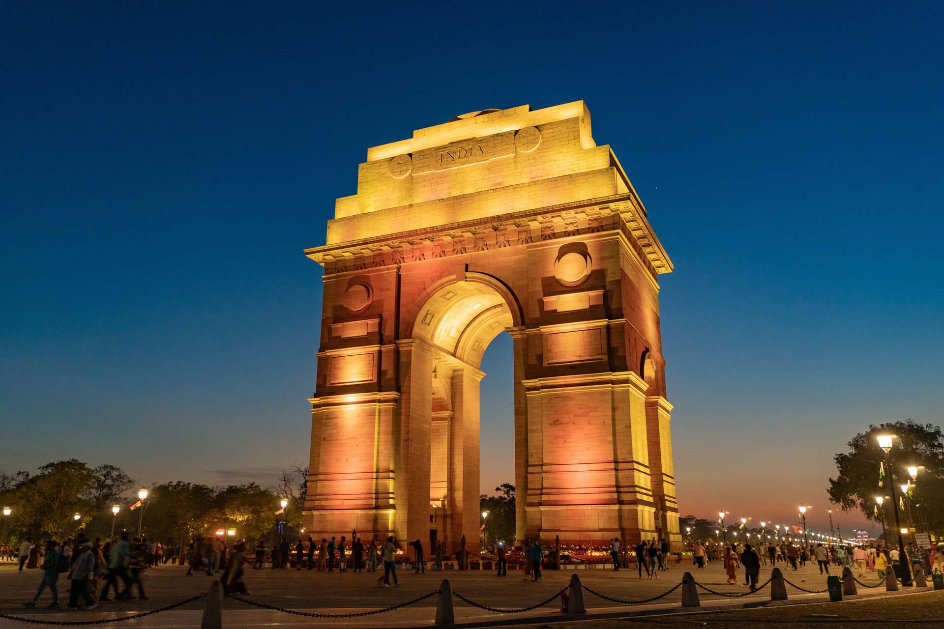 Cổng Ấn Độ nổi tiếng tại thành phố New Delhi