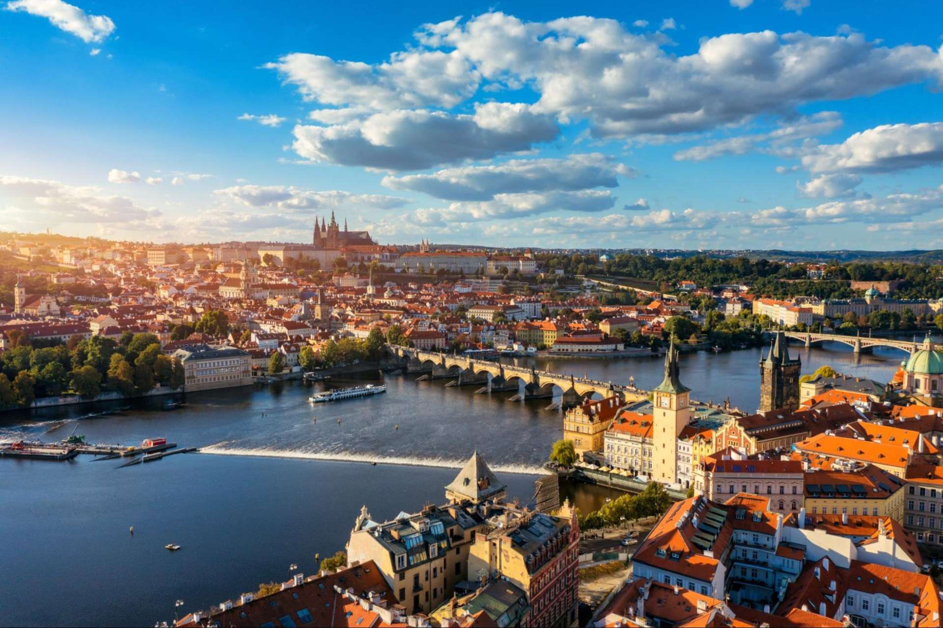 Khung cảnh mùa xuân tuyệt đẹp ở Prague