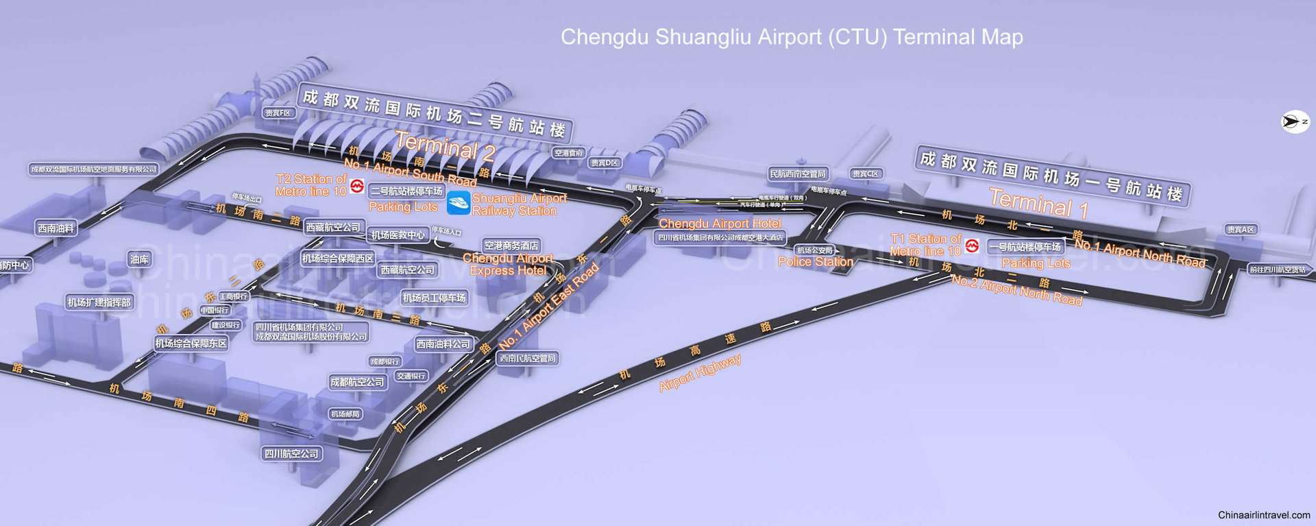 Sơ đồ nhà ga T1
