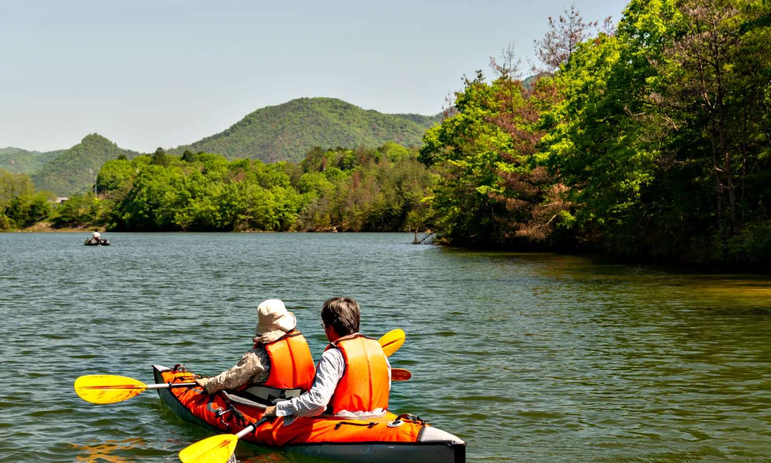 chèo thuyền kayak tại tottori
