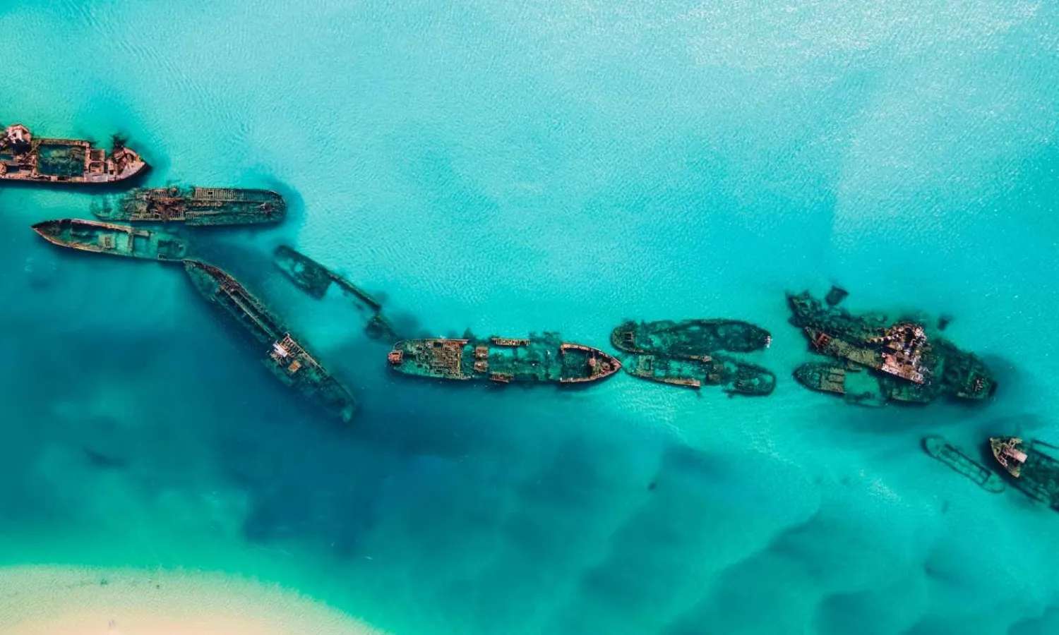 xác tàu cổ tại Moreton Island