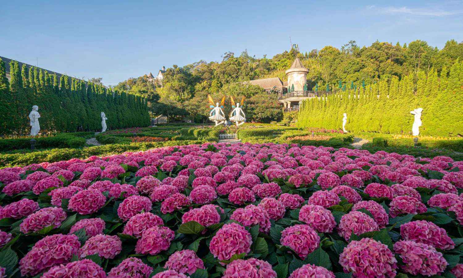 Vườn hoa Le Jardin D'Amour tại bà nà hills