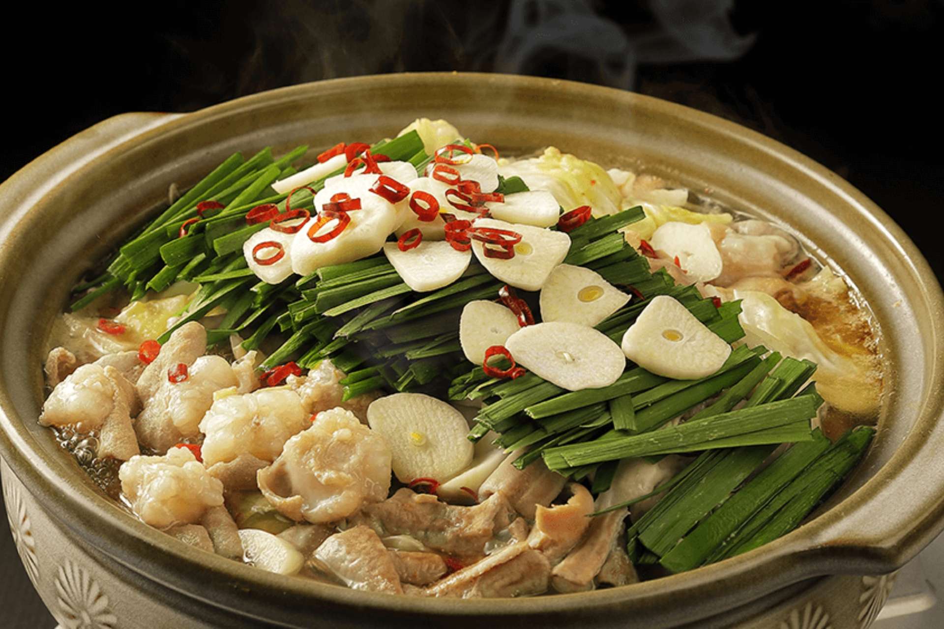 Món lẩu lòng bò nóng hổi và thơm ngon