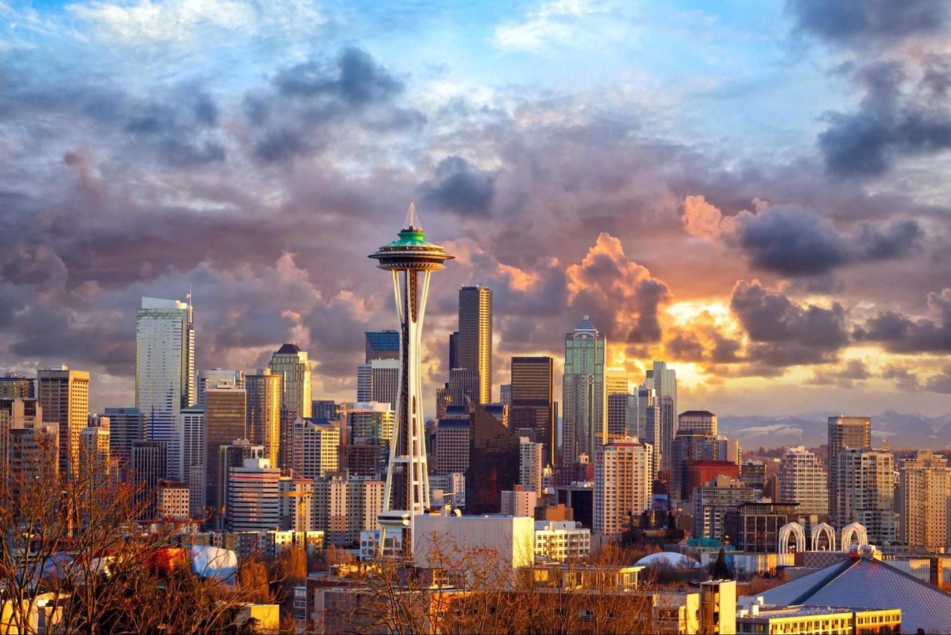 Thuê xe Traveloka sẽ tự do thưởng thức khung cảnh Seattle tuyệt vời đấy bạn ơi