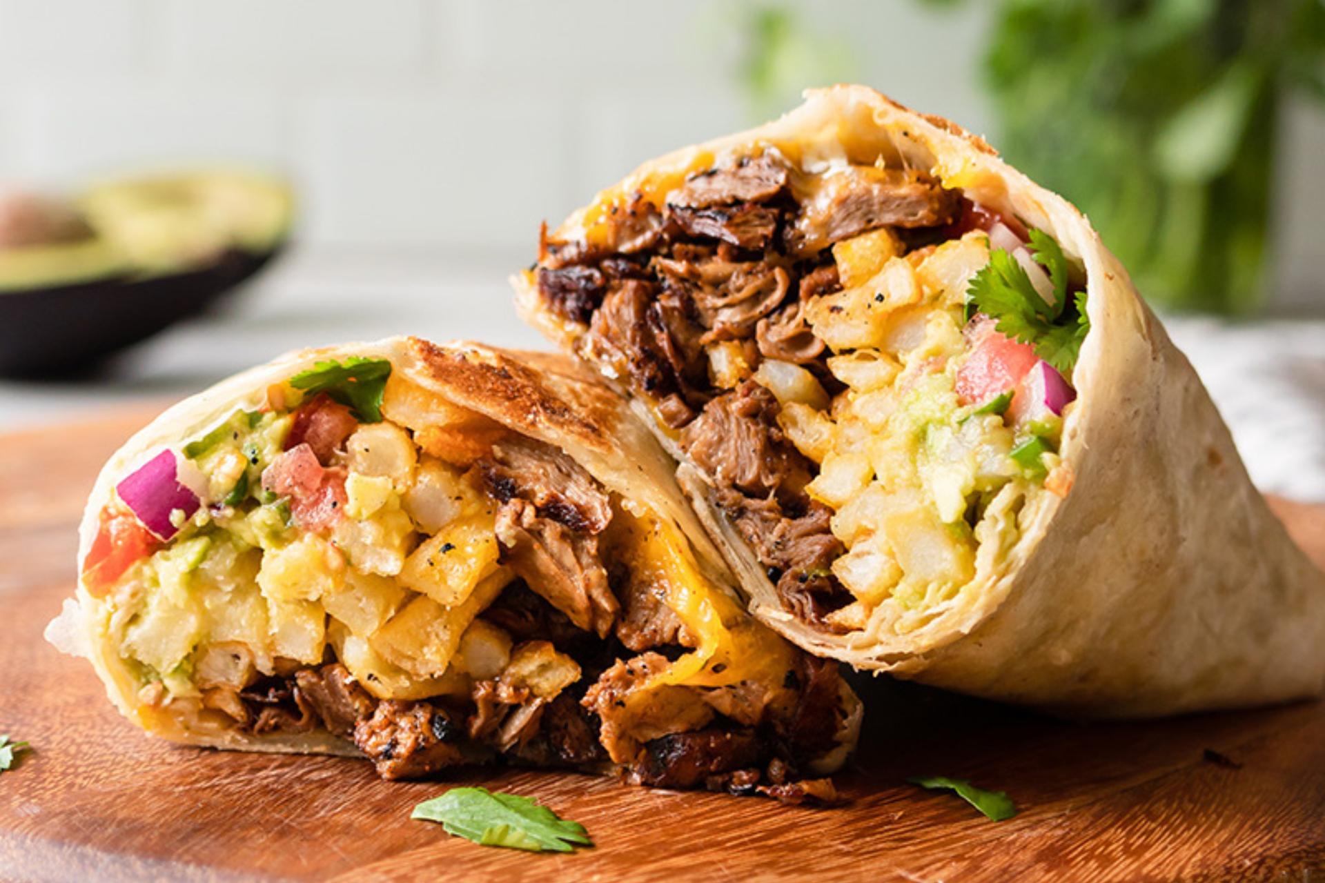 Món California Burrito hấp dẫn