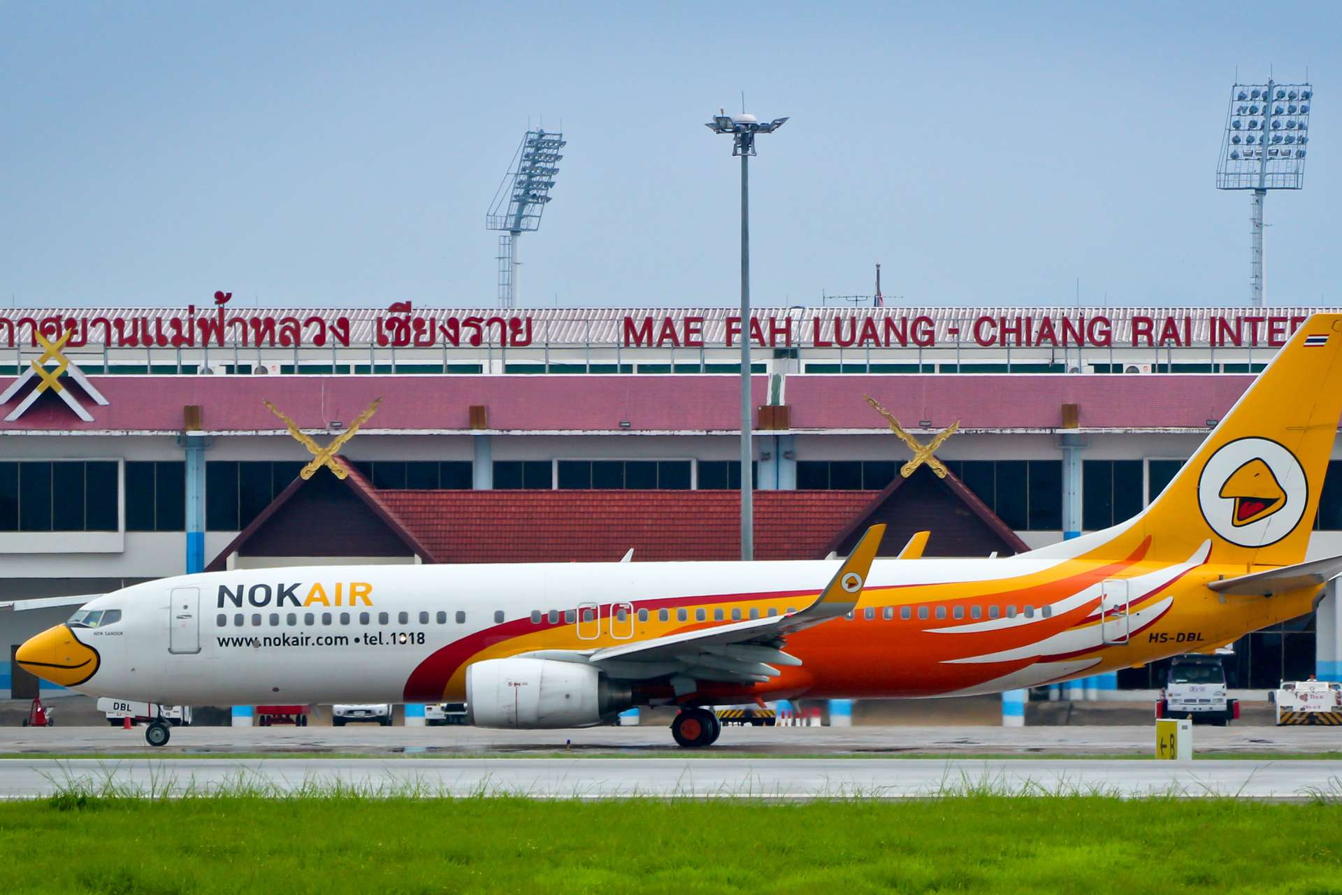 Hình ảnh máy bay tại sân bay Chiang Rai