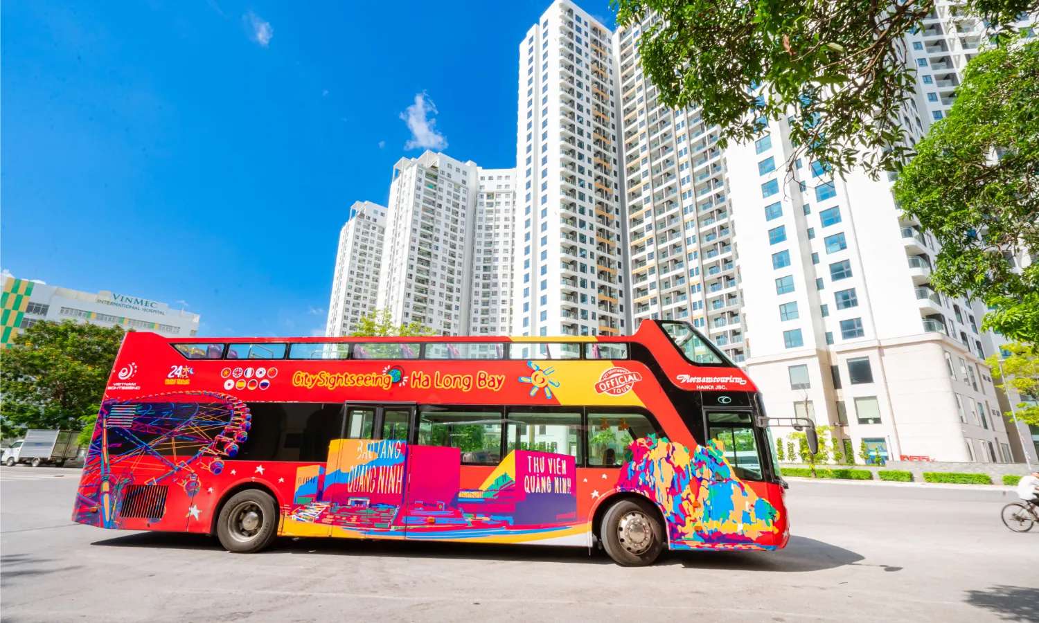 xe bus 2 tầng hạ long