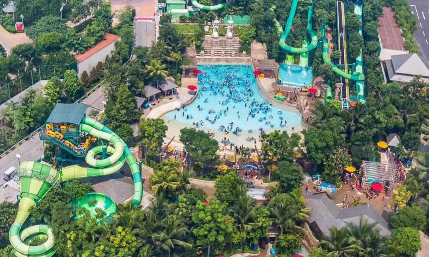 Adventure Cove Waterpark từ trên cao
