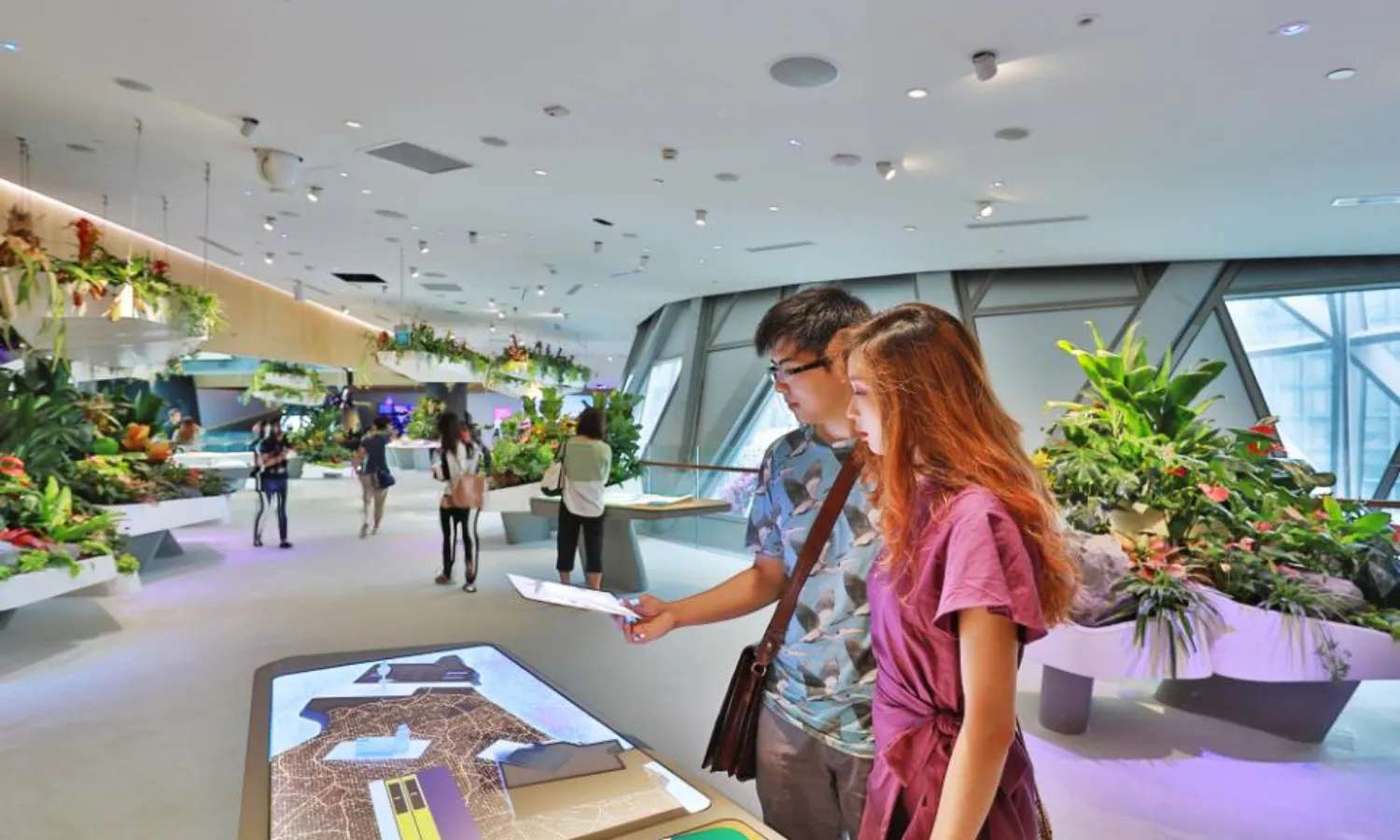 du khách tại Changi Experience Studio