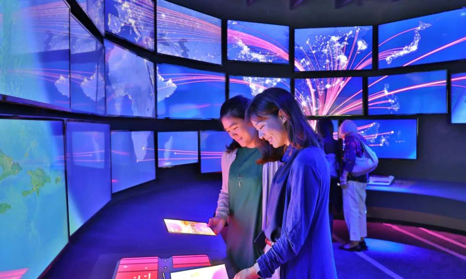 không gian nghệ thuật tại Changi Experience Studio