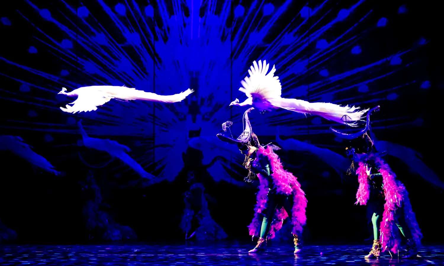 show diễn Triều Đại Mặt Nạ Vàng