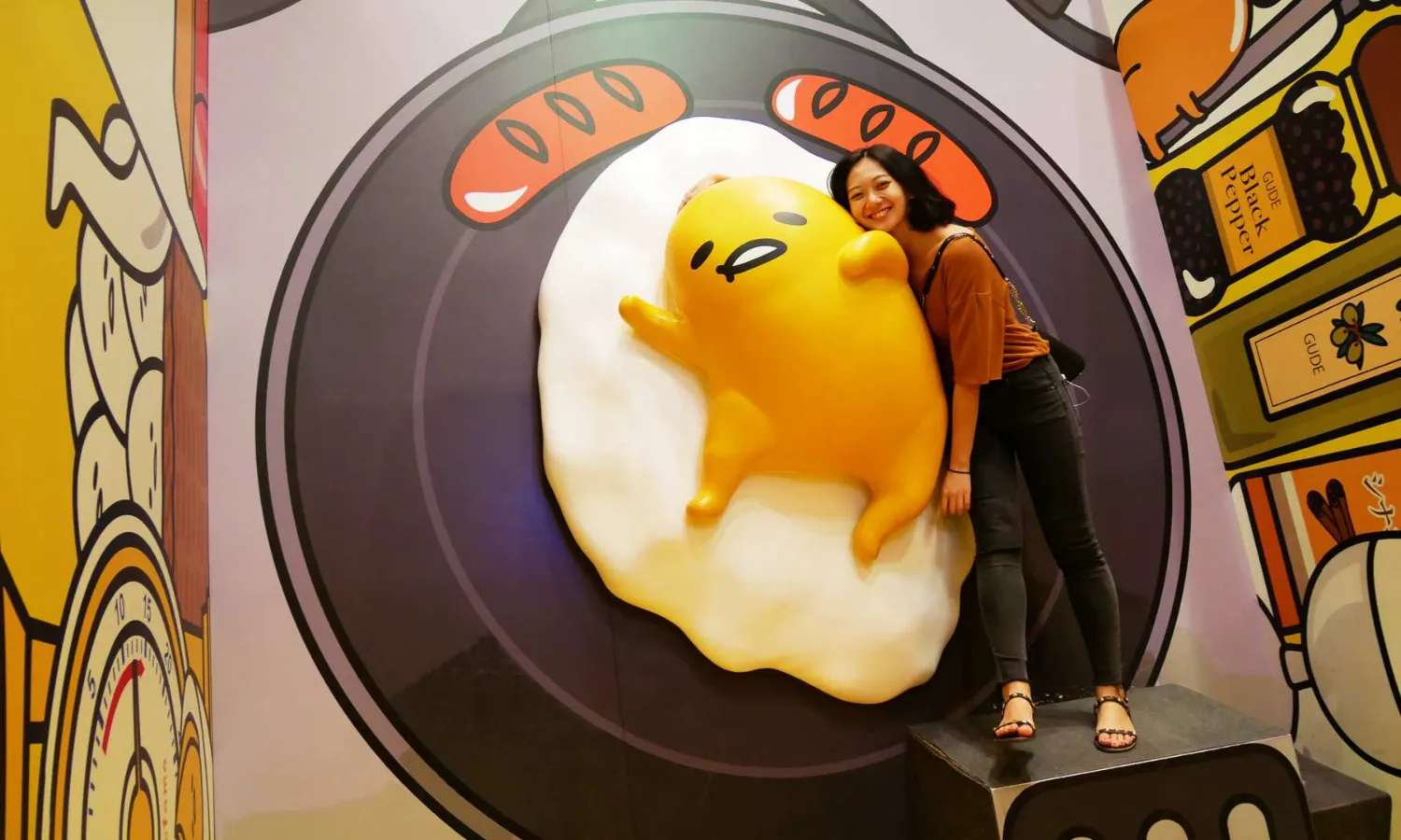 check-in tại Sanrio Puroland