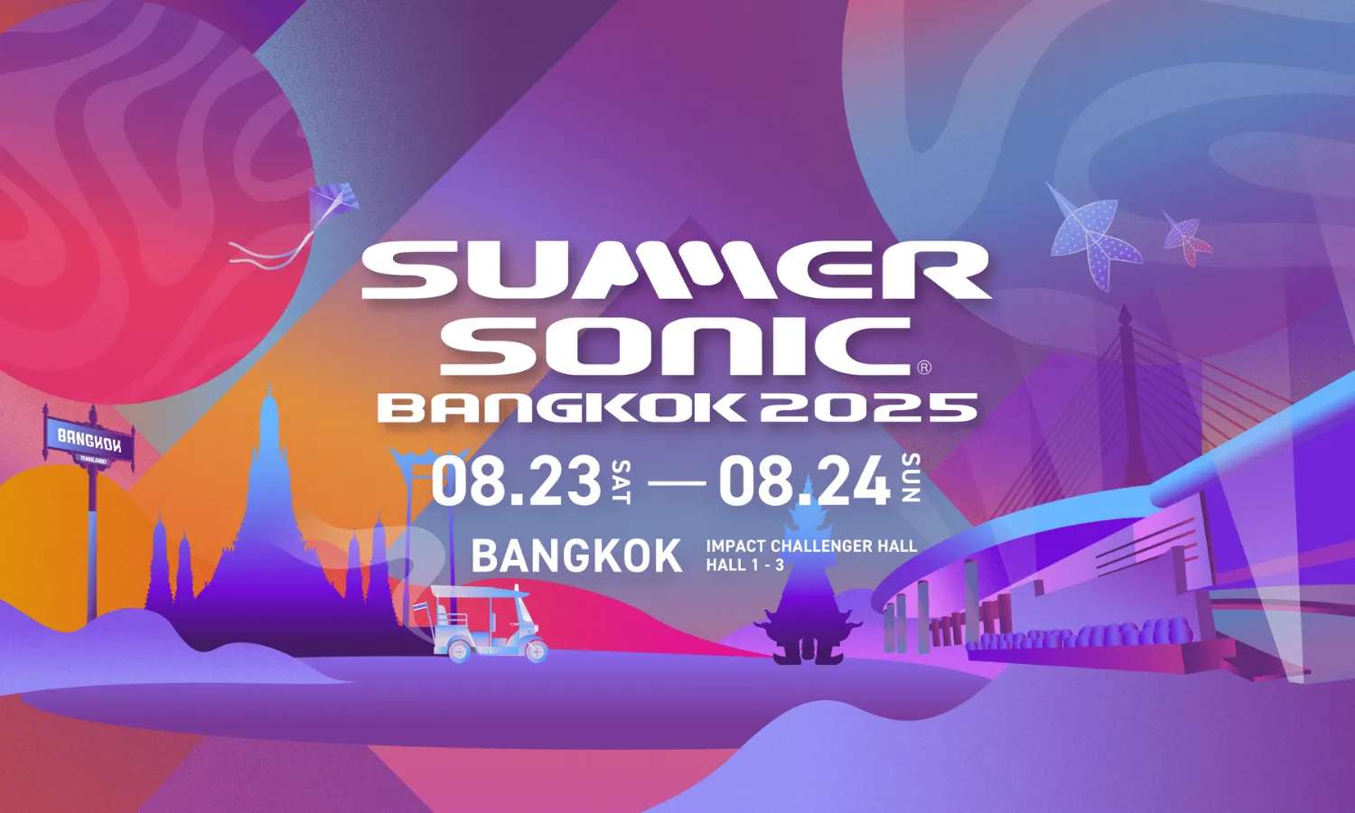 poster Summer Sonic Bangkok 2025