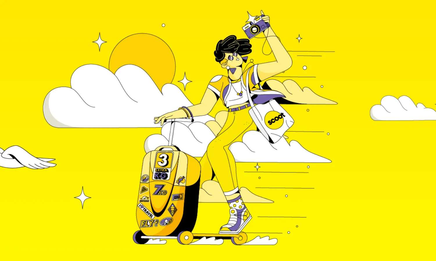 Sắp xếp hành lý xách tay Scoot đúng chuẩn quy định