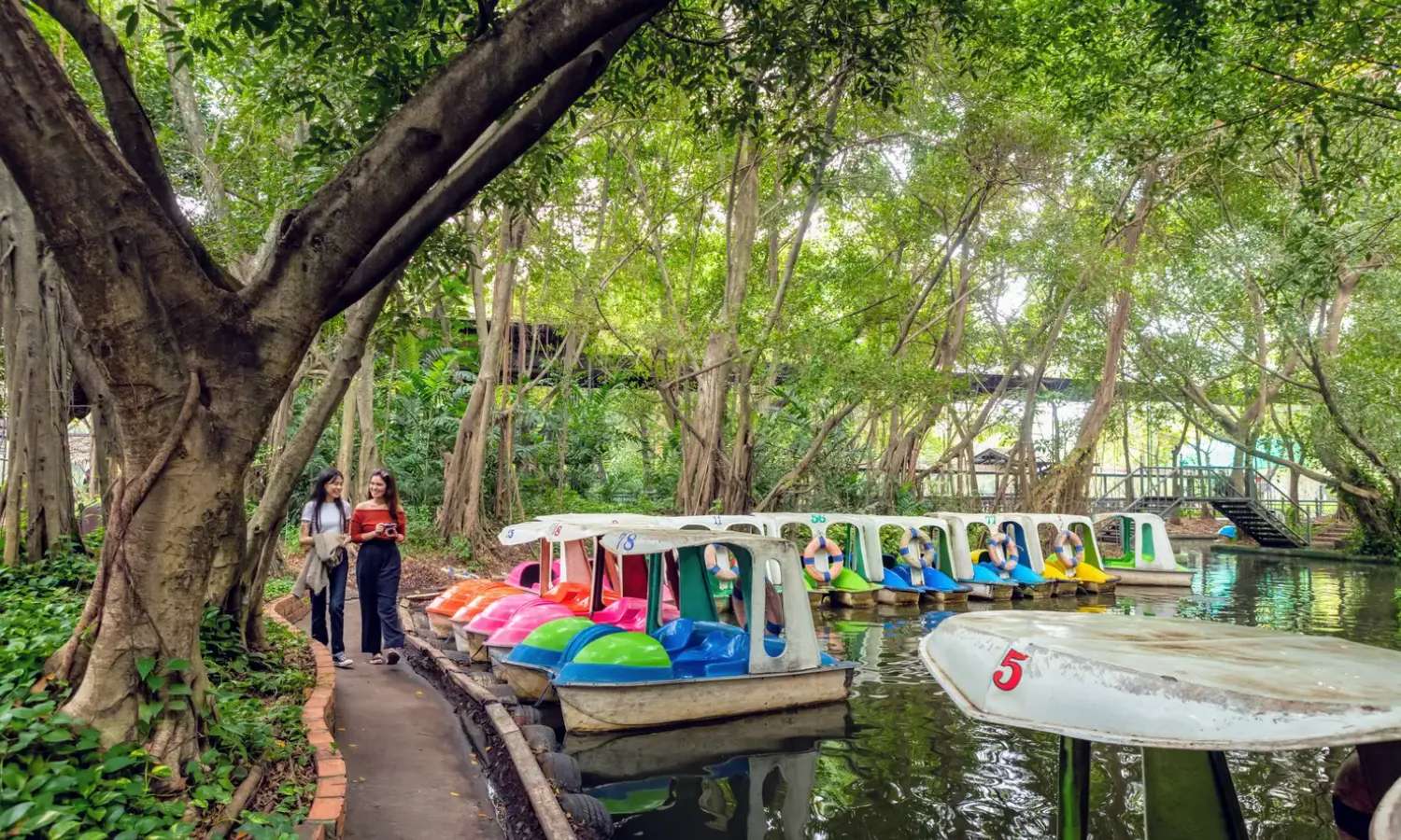trò chơi tại Sam Phran Elephant Ground & Zoo