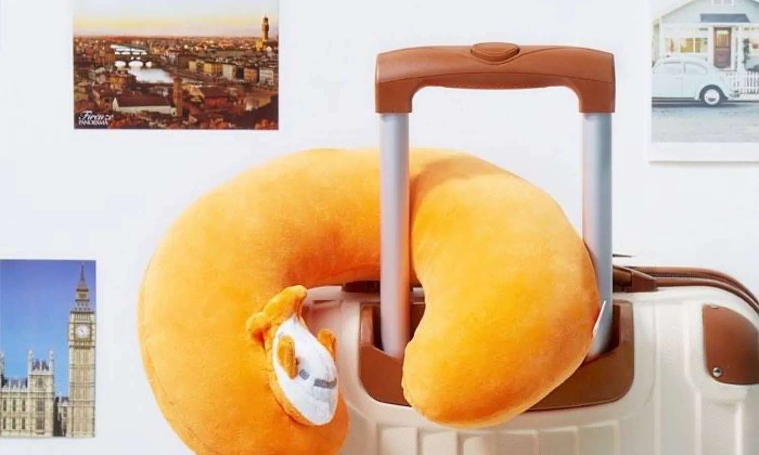 Vali hành lý ký gửi Jeju Air kèm gối cổ du lịch