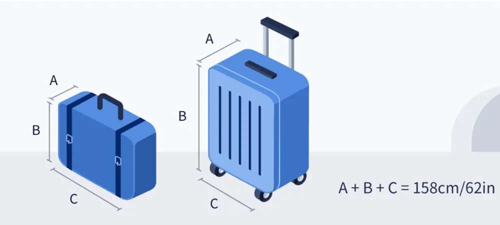 Quy định kích thước hành lý ký gửi Korean Air