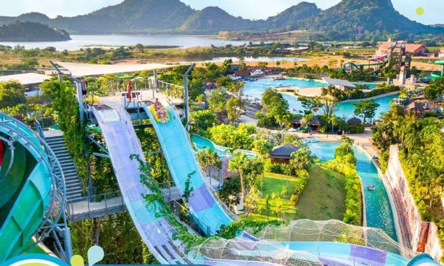 Ramayana Water Park từ trên cao