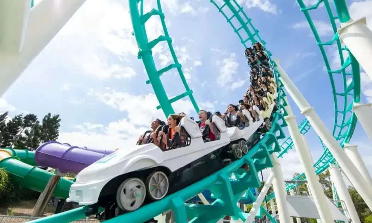 tàu lượn siêu tốc tại Dreamworld Australia