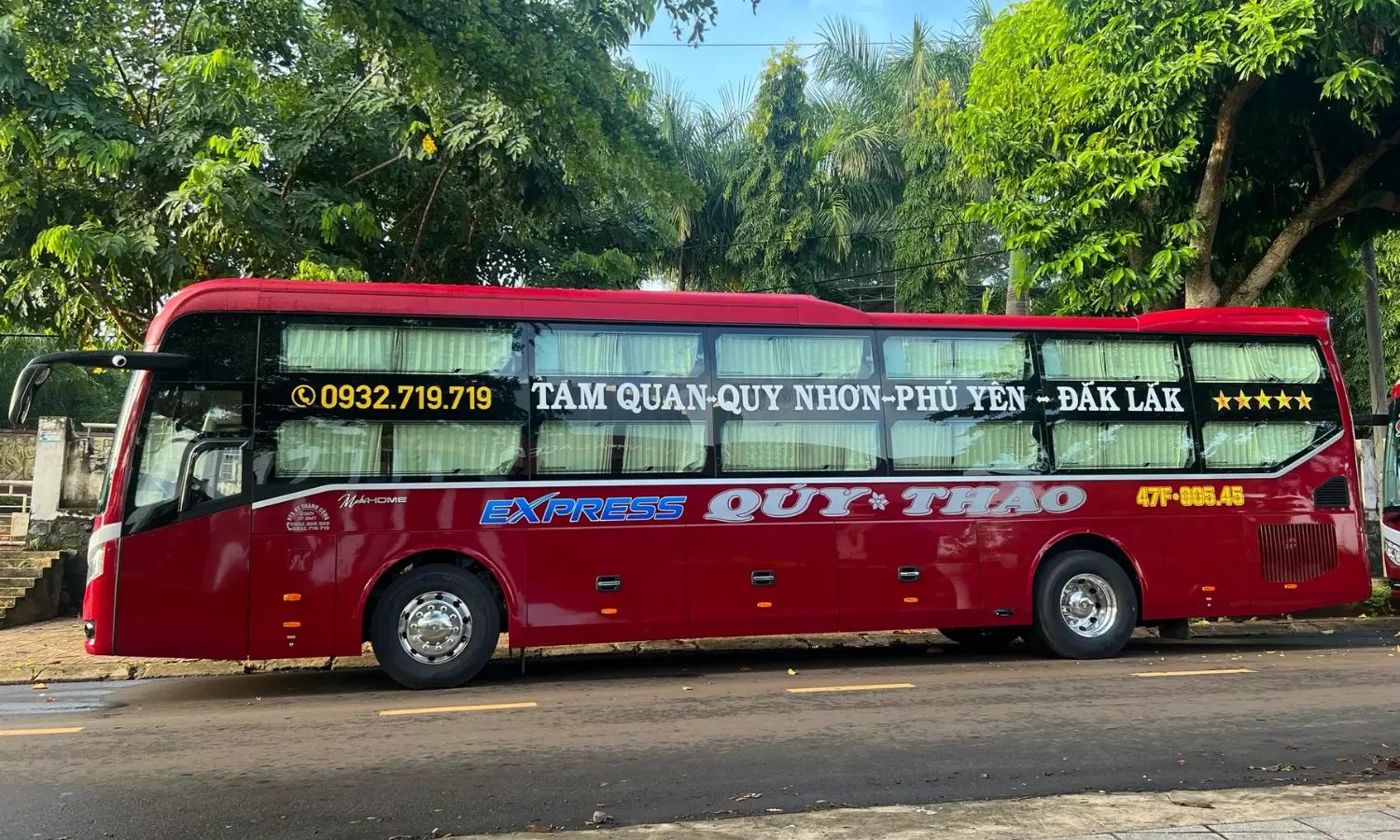 Xe giường nằm Quý Thảo tuyến xe đi Đắk Lắk