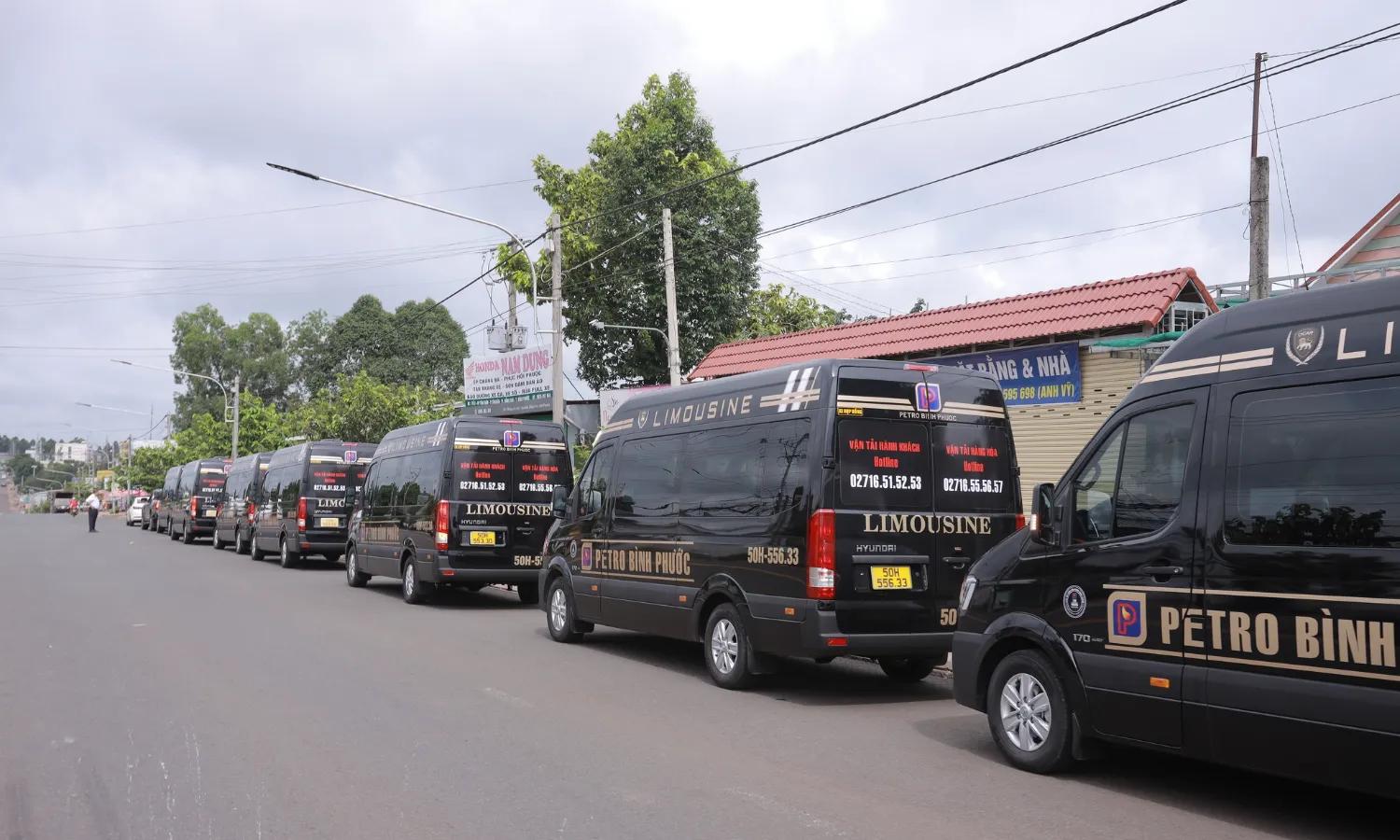 Petro Bình Phước tuyến xe đi bình phước