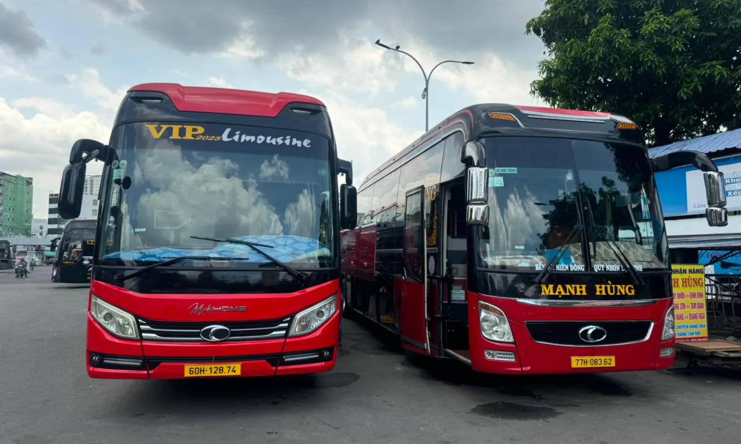 Nhà xe Mạnh Hùng tuyến xe đi Bình Định